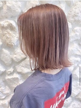 ヘアサロン エフ 渋谷(F) #ピンクベージュ#ボブ