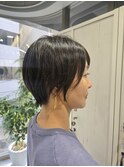 ショートボブ/大人ショート/透明感艶カラー/ショートカット/柏