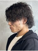 サーフカール波巻きスパイラルパーマメンズパーマメンズウルフ