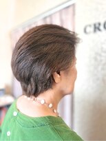 クロス(CROSS) ひし形/後頭部ふんわり/60代70代/ミセスヘア/白髪染め