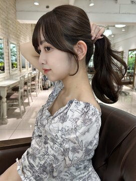 フォルテ 表参道店(FORTE) お出かけにぴったり！ゆるふわポニー