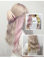 エデン メード(EDeN MAeD) #インナー#ハイトーン#シールエクステ#ダブルカラー