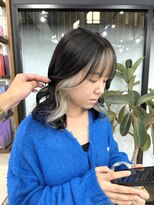 ネオ(neo.)&nbsp;フェイスフレーミング/ホワイトベージュ/ブルーブラック