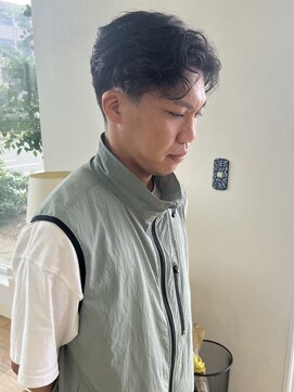 サラ 新宮店(SARA) 【パーマ風！】くせ毛を活かしたセンターパート