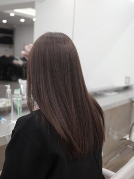 ディジョン 自由ヶ丘(Dijon) 韓国顔まわりレイヤーカットグレージュオリーブベージュブラウン