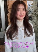 カット ハイライト 白髪ぼかし 小顔パーマ トリートメント