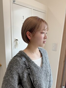 キッカ(kicca) ミルクティー/ハイトーン/ミニボブ/大人ショート/ケアブリーチ
