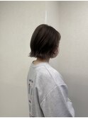 ミルクティーブロンド/ダークブルー/デジタルパーマ/中央林間