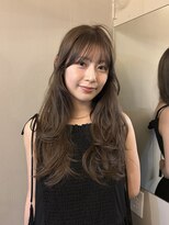 テテ ニコ(tete nico)&nbsp;【なりたりみ】ブラウンベージュロングレイヤー