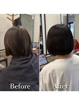 ヘアカラー専門店カラープラス石和店&nbsp;40代50代60代/BeforeAfter/白髪染め/おしゃれ染め