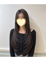 ヘアーサロン リアン 熊谷2号店(hair salon Rien)&nbsp;韓国風フェイスレイヤーロング☆。.:＊