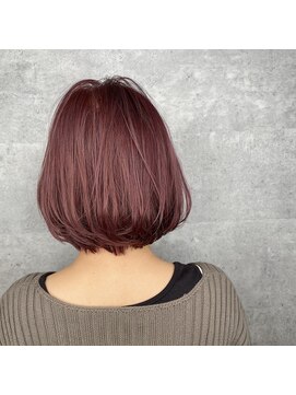 アンダーバーホワイト 天王寺阿倍野店(_WHITE) 小悪魔ピンクボブ