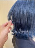 ケアブリーチ×イルミナカラーで作るオーシャンブルー錦糸町北口