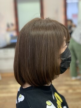 フレンズ 環状通東店(friend's) 大人かわいい/小顔ひし形/ナチュラルボブ　4