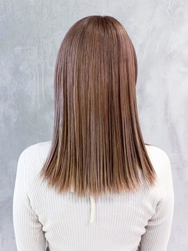 アイティーバイアルバム 下北沢店(IT by ALBUM) ブラウンベージュ_アースカラーくびれヘアツートン_ba364052