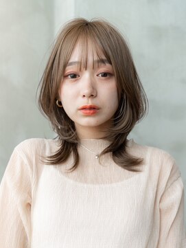 エースハバナ 渋谷(1 HAVANA) くびれボブ/大人可愛い/小顔ヘア/20代30代/アッシュカラー