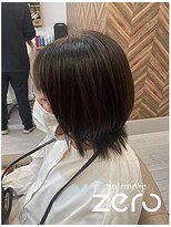 ヘアメイクゼロ 坂戸駅前店(hairmake zero) くびれウルフ