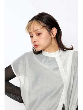 スタンス(stance) ハイトーンバングがクールなスリークウルフ！