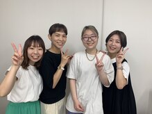 スタッフは女性ばかりでアットホームな居心地の良い空間