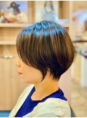 ナチュラルハンサムショート