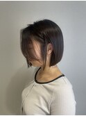 ぱつっとミニボブ