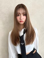 アンジェリカ JR奈良駅前店(ANGELICA) ANGELICA うる艶イルミナカラー 内巻きストレートヘア