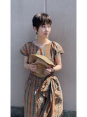 #くせ毛風パーマ