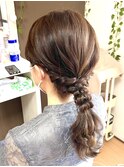 ミディアムローポニー【品川/ヘアセット】