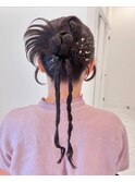 ヘアセット特集【カチモリ】【編みおろし】【羊ヘア】more岡崎