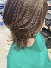 ヘアーエスクールステラ(hair S.COEUR stella) 白髪ぼかしハイライトカラー