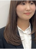 可愛くなりすぎない大人顔まわりレイヤーカット