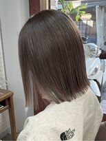 アミーゴ(AMIGO)&nbsp;切りっぱなしボブ×ダークグレージュ