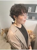 ショートパーマ/くるくるパーマ/マッシュショートパーマ