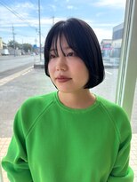 ユラギフロムユイマァル 水島店(YURAGI from YUIMARL)&nbsp;ボブ×カーキーブラック