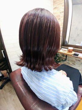 アトリエナガノ(atelier nagano) ニュアンスカラー/センターパート/ツヤ髪スタイル/ブルージュ