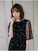 大人可愛いゆるっとボブ