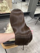 アワーズ 南青山(Our's)&nbsp;ブリーチなしカラーオリーブグレージュ