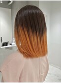 天神大名ブリーチダブルカラーハイライトバレイヤージュインナー