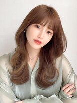 ラルユー 金山(LallYou)&nbsp;30代小顔に見えるくびれヘアレイヤー × オリーブグレージュ