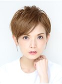 ミセスの明るめベリーショート【国分寺】