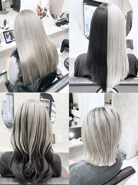 カミイロ(kamiiro) ホワイト/シルバー/デザインカラー/トリプルカラー/髪質改善