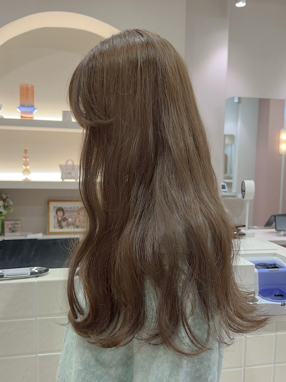 ブリーチ/ブリーチなし/ピンクベージュ/表参道/女性美容師