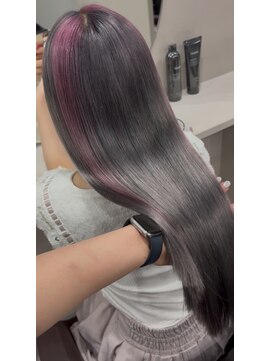 セクションカラー/デザインカラー/グレー×ピンク