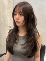 ヨロ 渋谷(YOLO) 韓国ヘアーハッシュカットレイヤーカットハイライトカラー