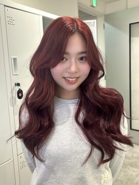 カラ ヘアーサロン(Kala Hair Salon) 顔周りレイヤーカットブリーチケアブリーチ10代20代30代40代