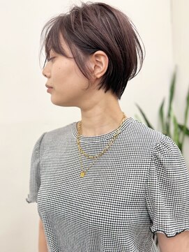 モリオ(morio) ショートカットふんわりショート丸みショート秋冬暖色カラー