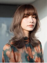 ダル 渋谷/表参道(DAL.)&nbsp;顔周りカットハッシュカットダークブラウンワンホンレイヤー