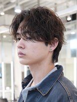 フィフス 大分(fifth)&nbsp;大分ルーズパーマシャドウパーマメンズカットマッシュウルフ緩め