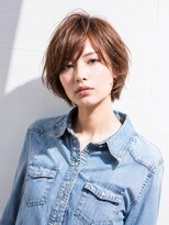 アピィス(appiis)&nbsp;ダークパープル/ナチュラルショート/夏のヘアアレンジ/横浜西口