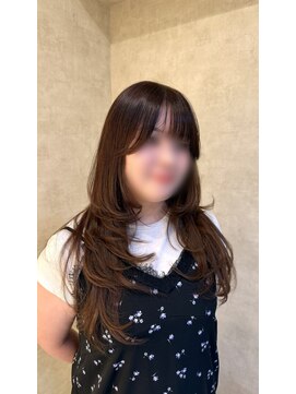 モエベル イズモ(MoeBell izumo) 透明感チョコレートブラウンと韓国風レイヤーカット